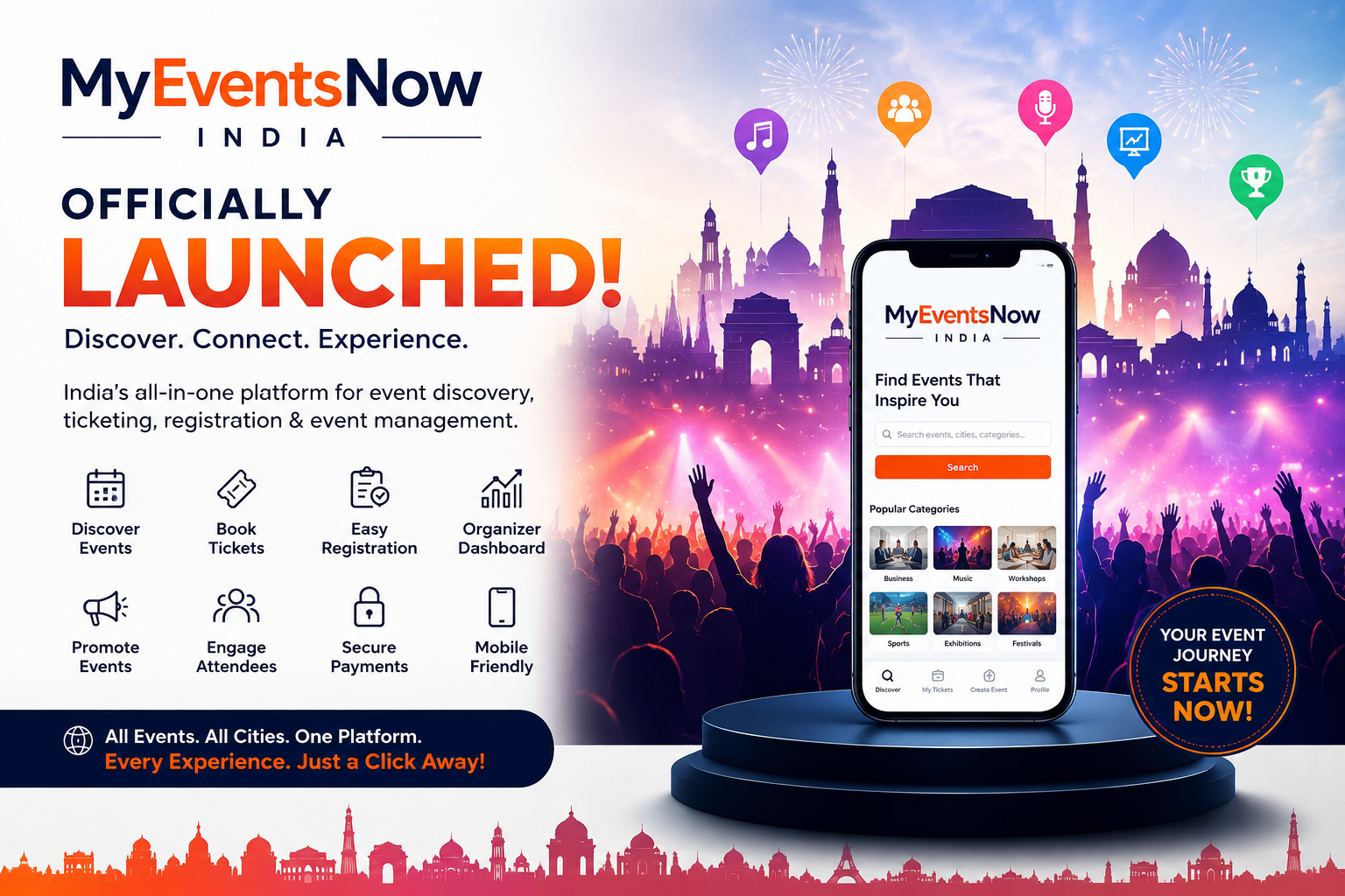 Official Launch Announcement of MyEventsNow India