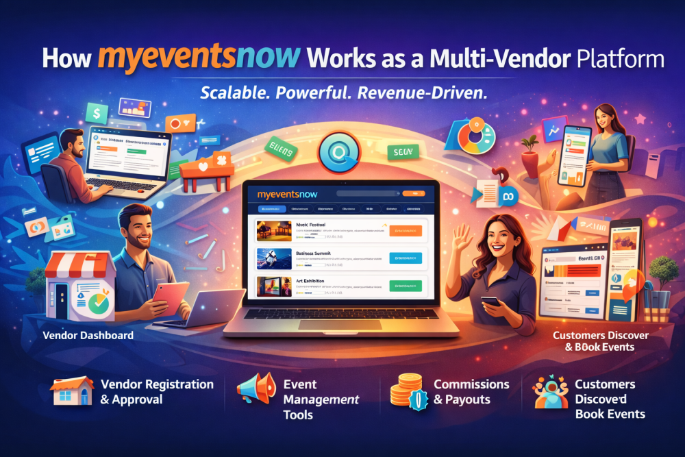 How MyEventsNow Works As Multi-Vendor