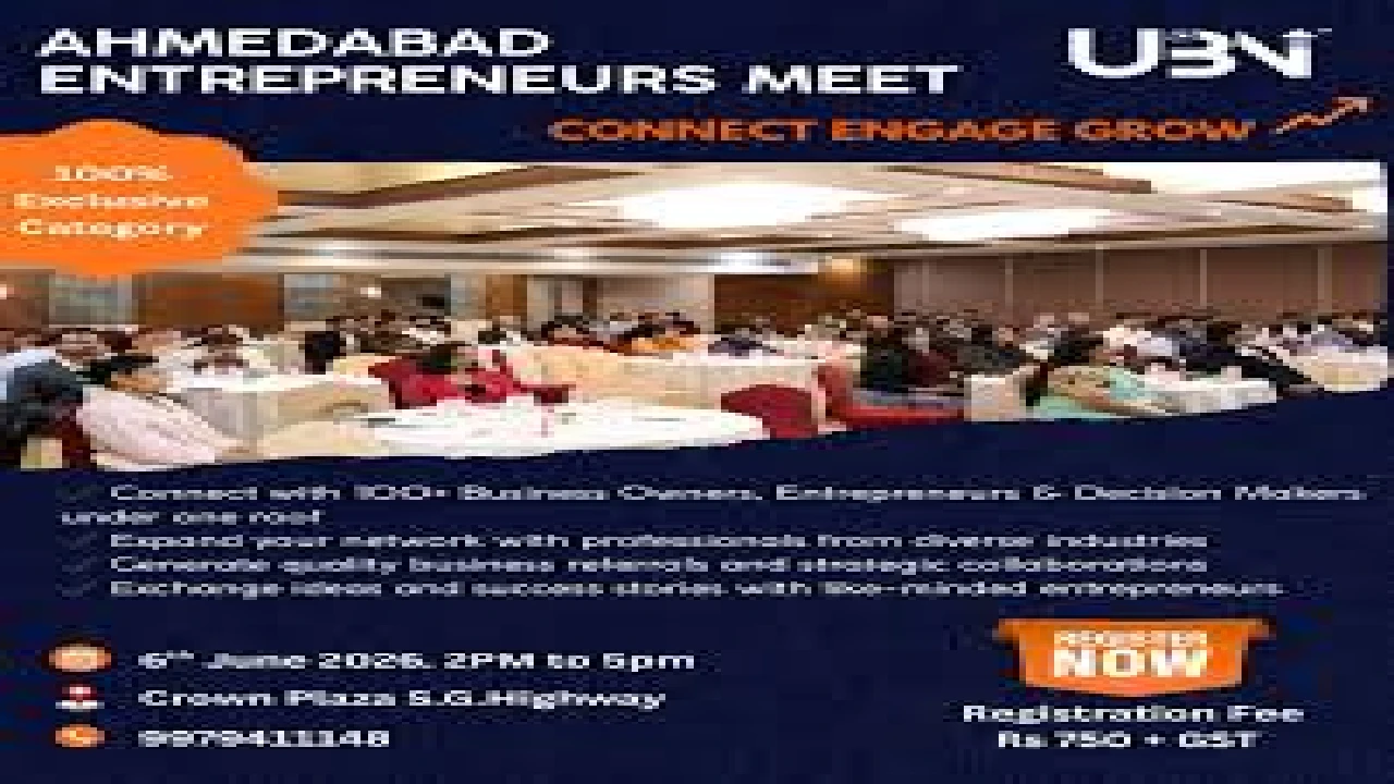 Ahmedabad Entrepreneurs Networking Meetup