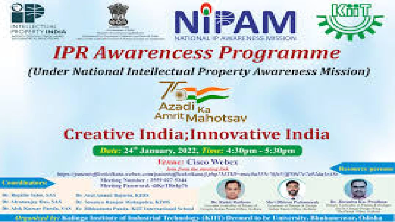 Intellectual Property Rights and Patent Filing Seminar Kolkata