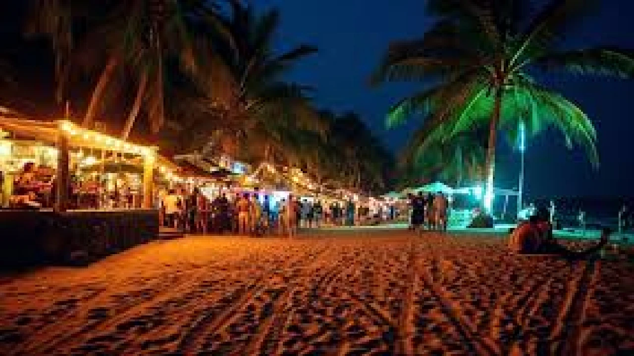 Goa Beach Sunset Club Night