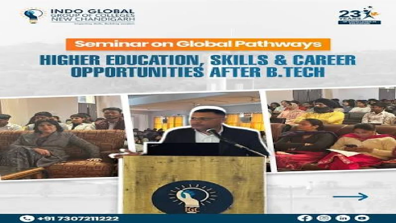 Indo-Global Higher Education Webinar